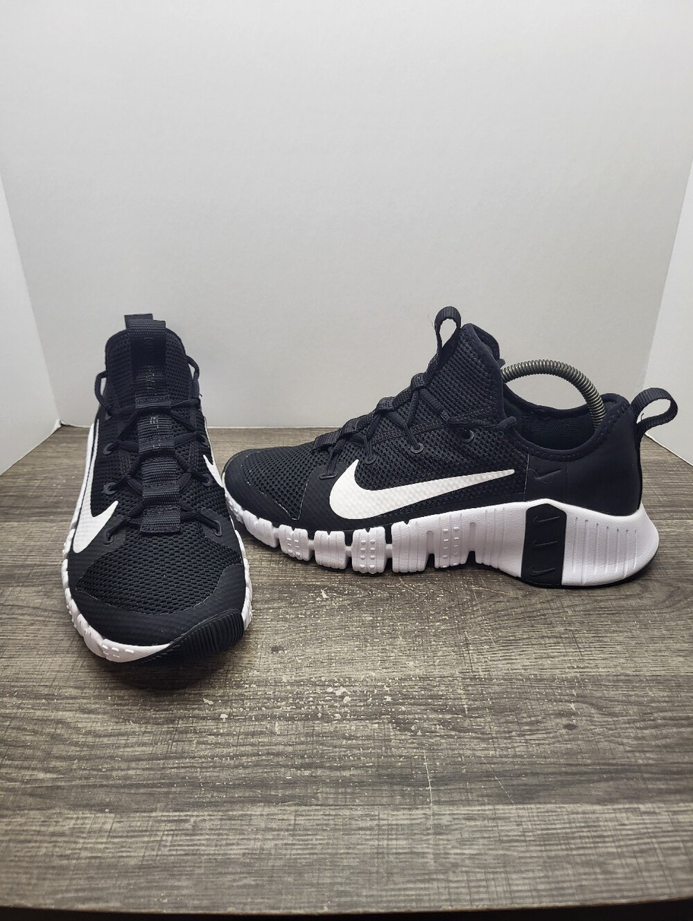 Nike Metcon 3 Black/White Sneaker Lace Up Athletic Shoes Women's Size 10